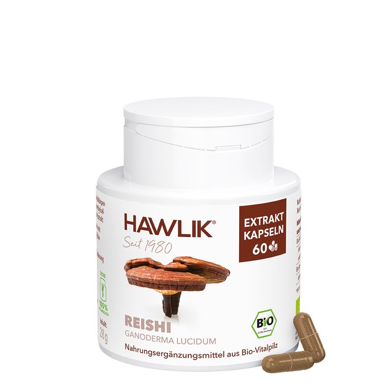 HAWLIK Bio Reishi Extrakt Kapseln 60