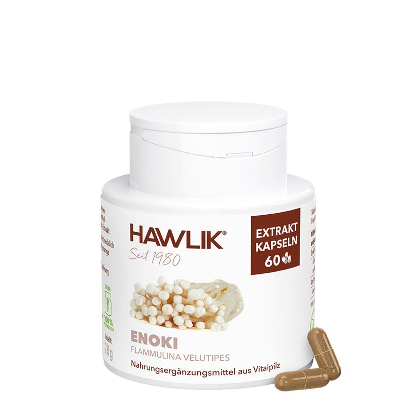 HAWLIK Enoki Extrakt Kapseln 60