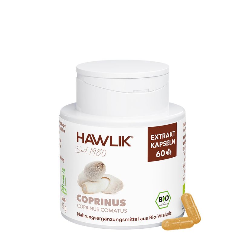 HAWLIK Coprinus Extrakt Kapseln 60